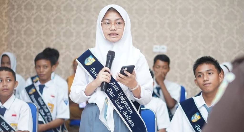 Abdul Nazarudin Maloho Kukuhkan Duta Anti Kekerasan Perempuan dan Anak Kabupaten Bolaang Mongondow Utara